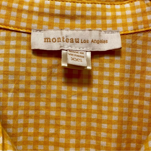 monteau Gingham Flutter Sleeve Dress - Picture 2 of 2